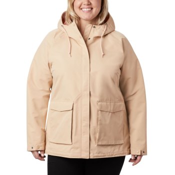 Dámské Bundy Columbia South Canyon Plus Size Béžový Hnědé TGKJDL975